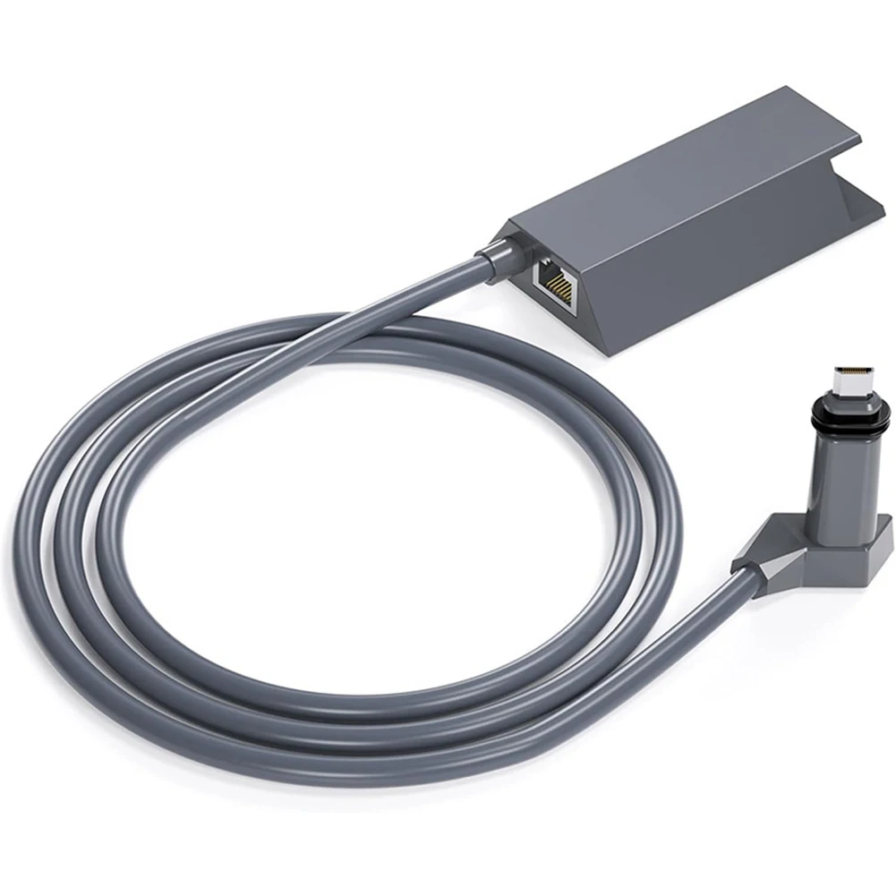 Gray Ethernet Adapter For Starlink For Satellite For Internet V2 Rectangular For Antenna For Wired Network Connection Gaming Str