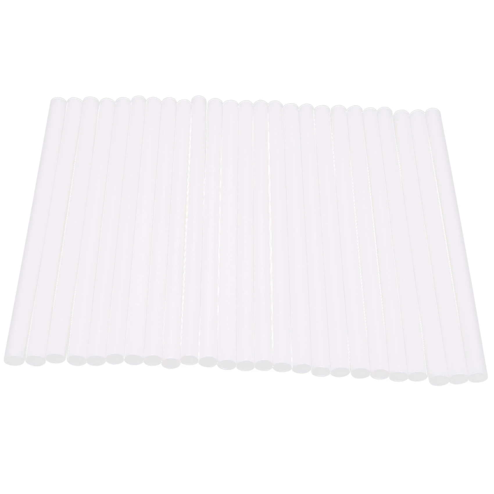 50 Pieces Plastic White Cake Dowel Rods for Tiered Cake Construction and Stacking (0.4 Inch Diameter 9.5 Inch Length)