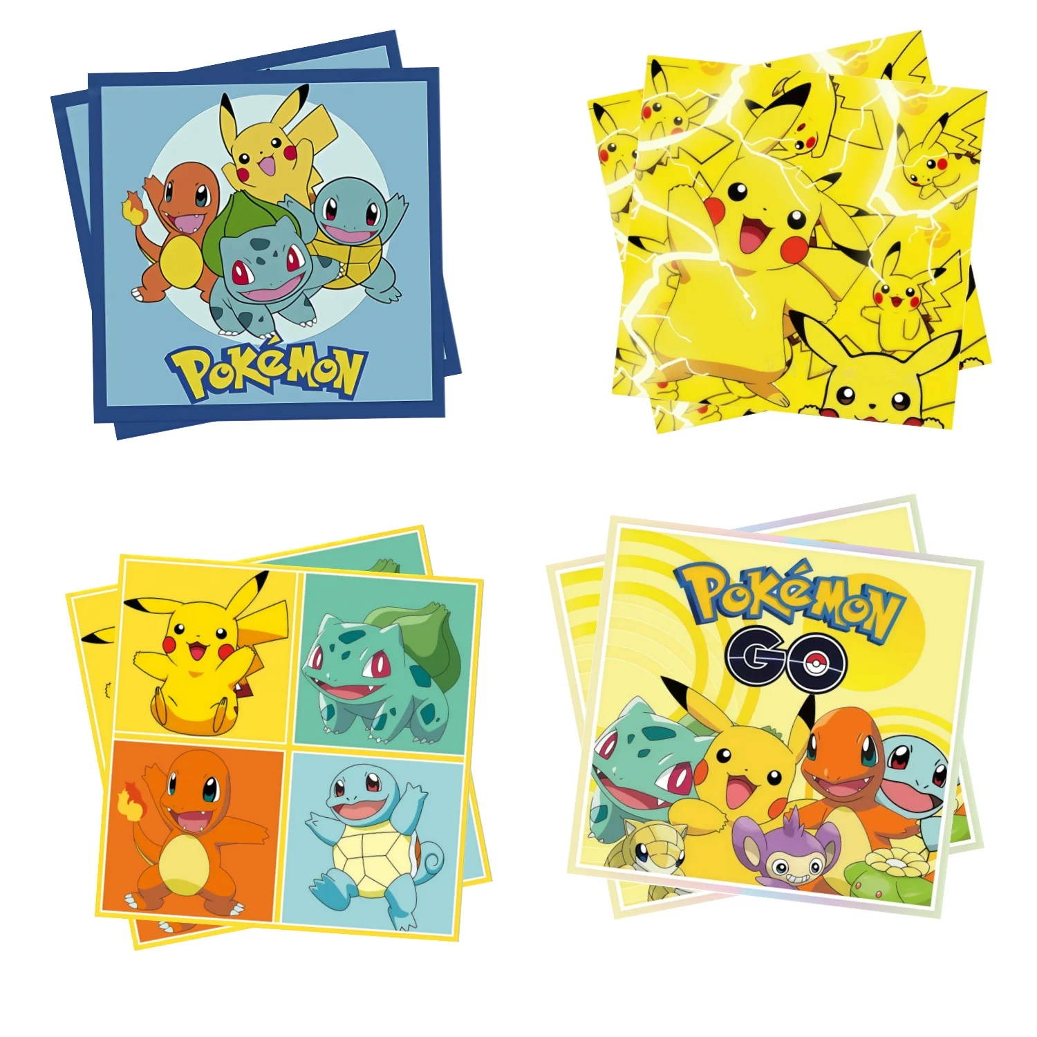 

Paper Pokemon Napkin Party Decoration Pikachu Birthday Towel pokemon Paper Tissue Baby Shower Pikachu Party Favors Supplies