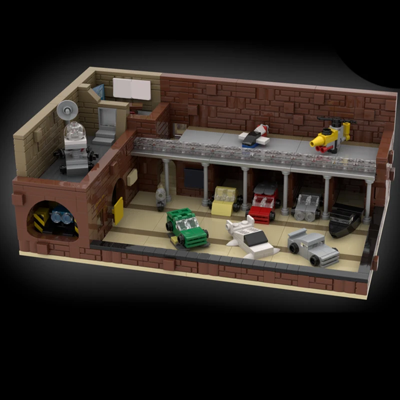 

924pcs MOC Jameser Bond 007 Q's Garage Building Blocks Magic Addition to Christmas Building Joy Christmas Gift