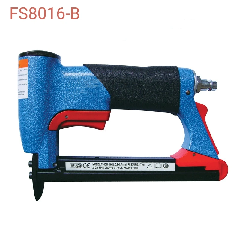 Pneumatic Pin Nailer 4-16mm Air Stapler Gun Long Nose Fine Wire BEA Type Gas Nailer U-type Pneumatic Strip Nail Gun for Woodwork