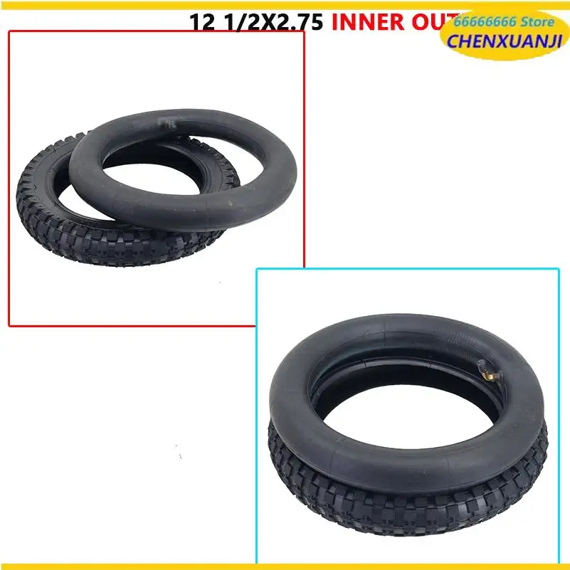 For Mini Apollo Cross-country Motorcycle for Honda Front Rear Wheel Tyre 12 1/2x2.75 inner and outer tires