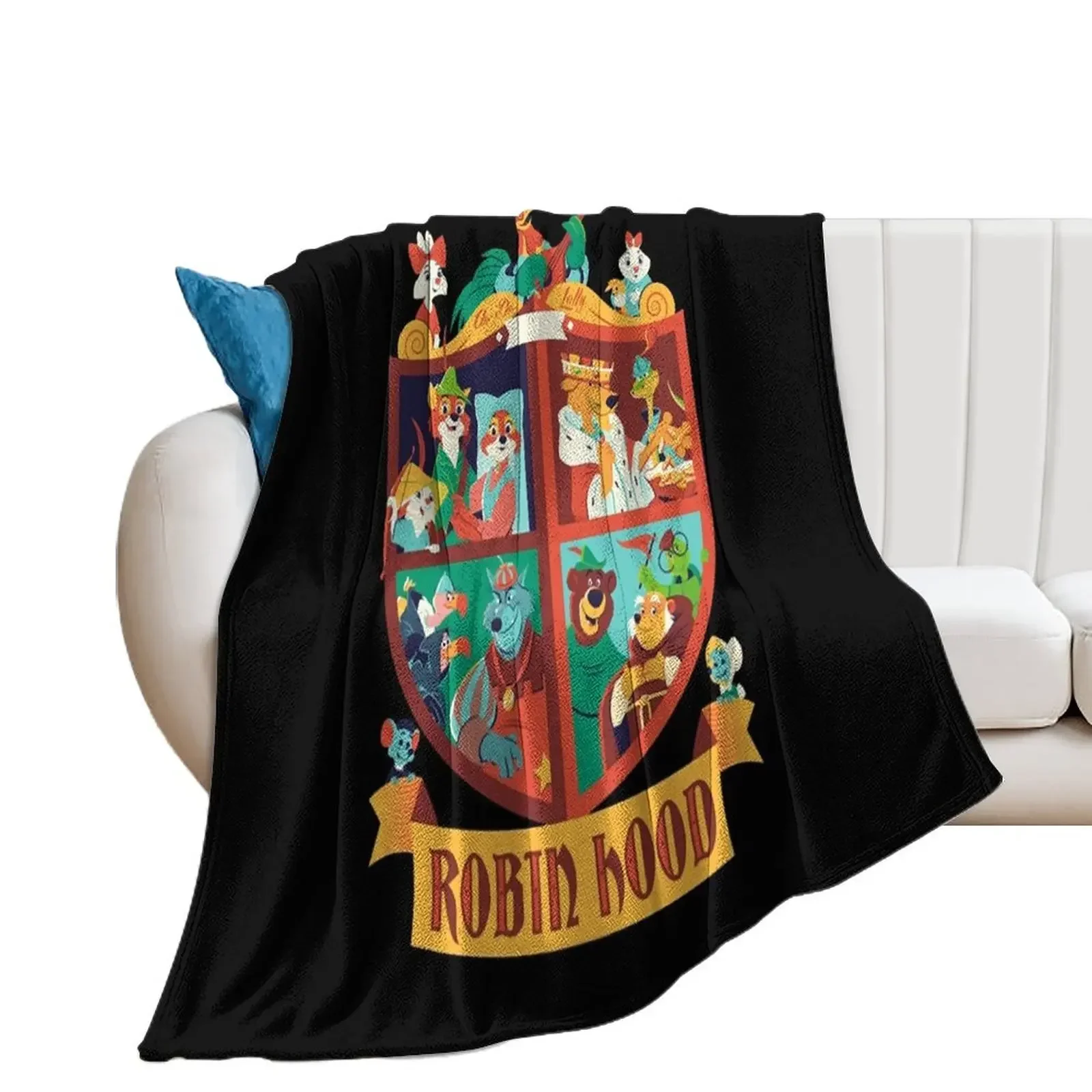 

Robin Hood T-Shirt Throw Blanket Decorative Sofa Beautifuls Sofa Quilt Luxury Designer Blankets