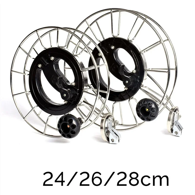 

free shipping 28cm large kite reel for adults kite wheel stainless steel reel kevlar line strong paragliding equipment windsock