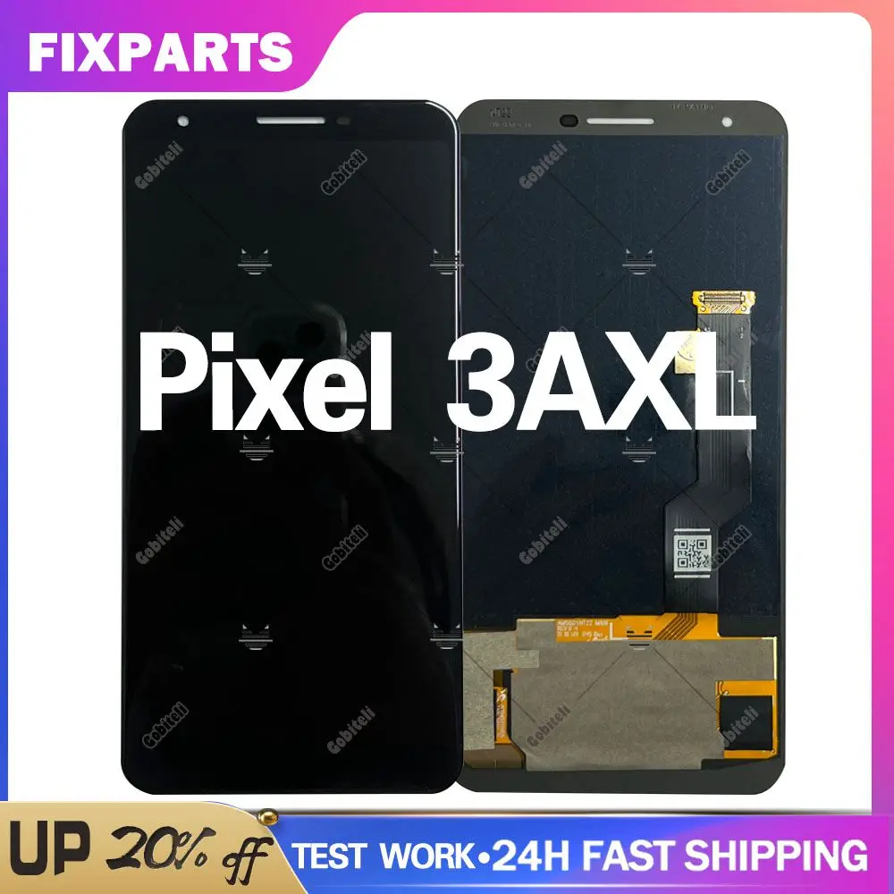 

Tested Amoled For Google Pixel 3A XL LCD Display Touch Screen Digitizer Assembly G020C G020G G020F Pixel 3AXL LCD Screen Origi