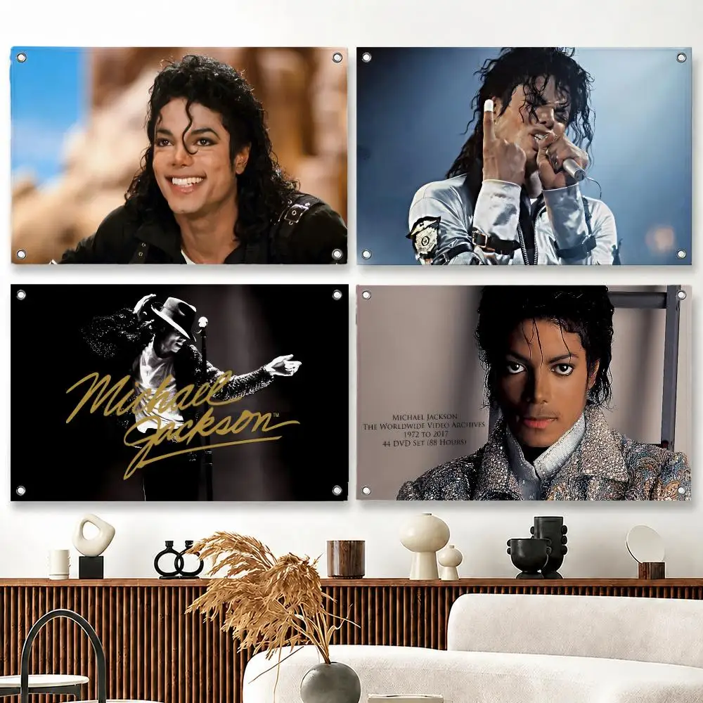 Singer Michael Jackson Flags decor flag banner,wall hanging flag,indoor outdoor wall decor,yard garden porch patio wall art