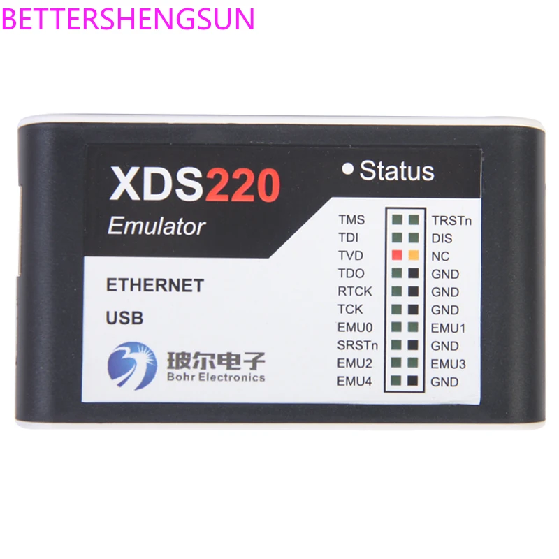 

XDS220 high-speed simulator supports both Ethernet and USB