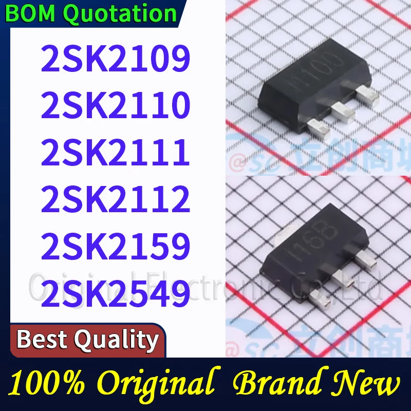 

5pcs/lot 2SK2109 2SK2110 2SK2111 2SK2112 2SK2159 2SK2549 In stock Original High quality