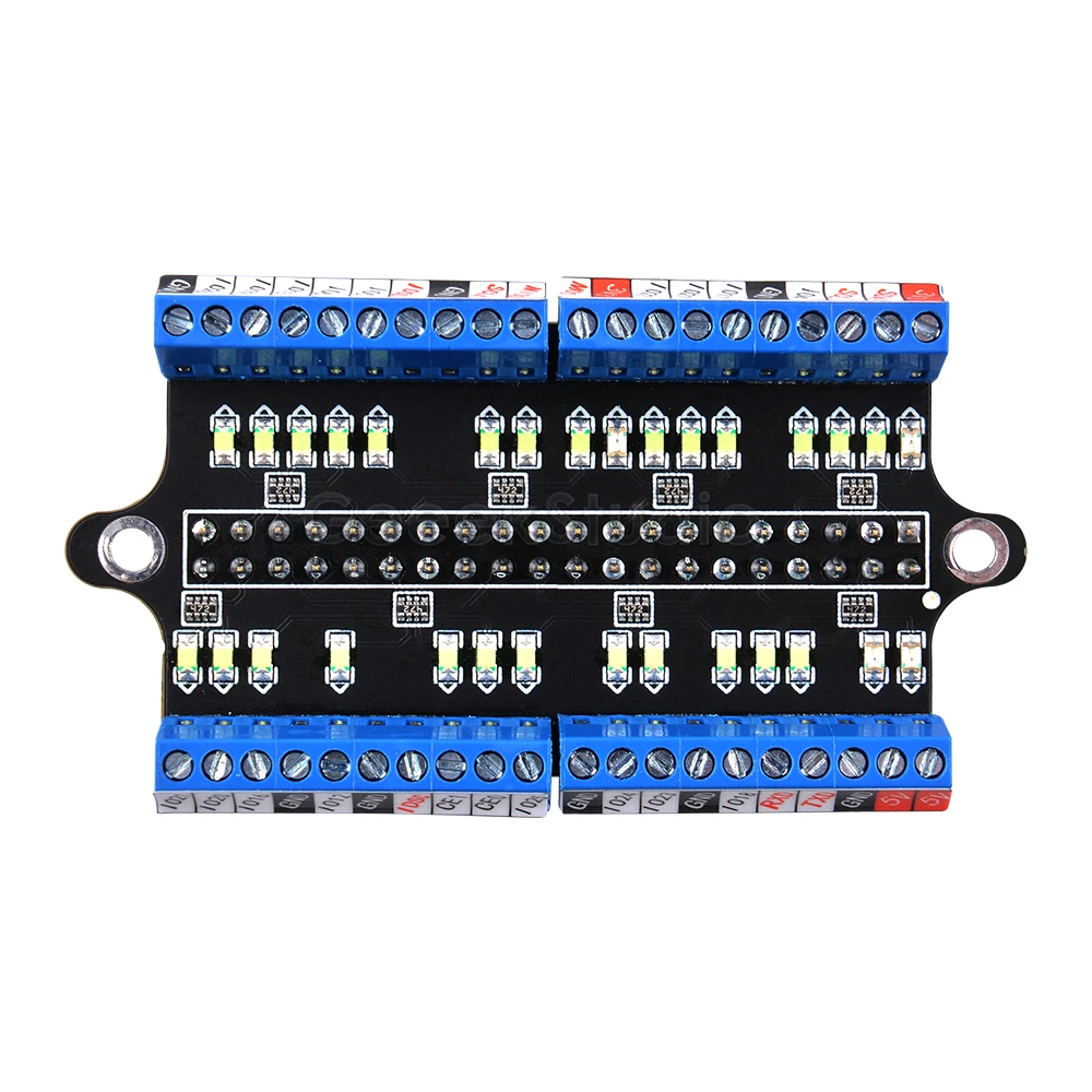 Raspberry Pi GPIO Expansion Board LED Screw Terminal Hat With Screwdriver For RPI 4B/3B/3B+/Zero/Zero W/Zero 2W