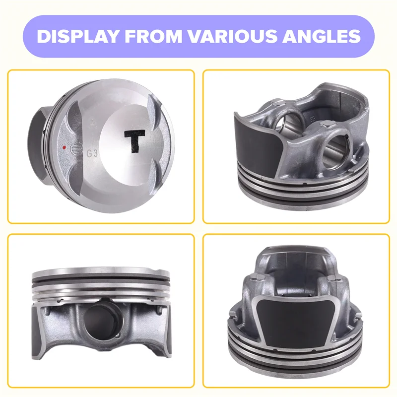 Voor Genesis G70 Kia Optima Sorento Hyundai Santa Sonata 2015-2021 Auto Motor Zuiger Kit 23410-2G450 234102G450 4 stks/partij