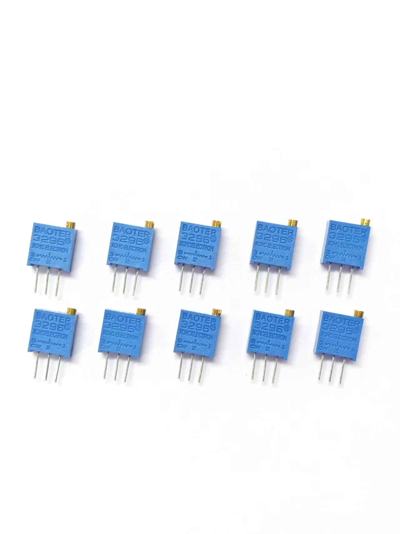 

10PCS/20PCS 3296W 10R 20 50 100ohm 1K 2K 5K 10K 50K 100K 200K 500K 1M ohm potentiometer 3296 Variable Resistor