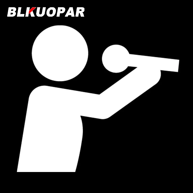 BLKUOPAR لملصقات السيارات الفنية الغناء مقاومة للماء شارات مضحكة إبداعية شخصية ثلاجة دراجة نارية ديكور ملصق السيارة