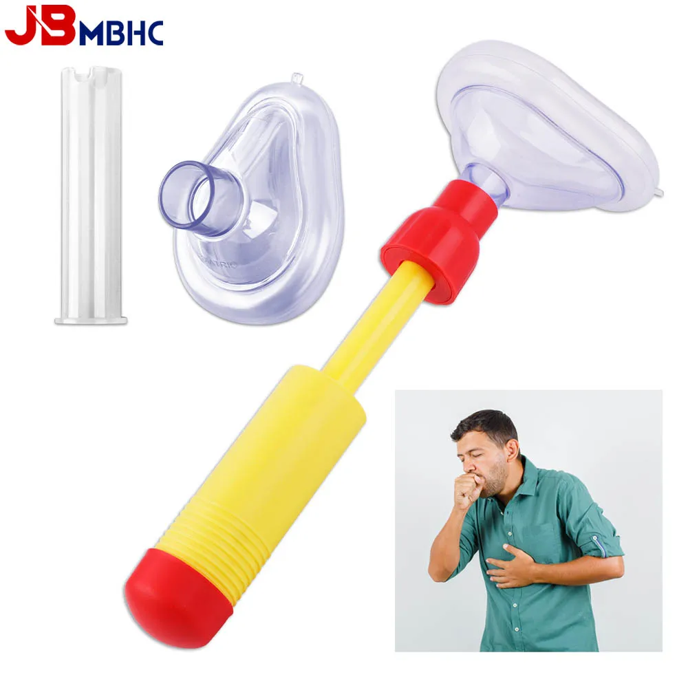 

Compact Airway Clearing Device Breathing Trainer Emergency Anti-Choking Suction Tool for Adults & Kids, Portable First Aid Tool