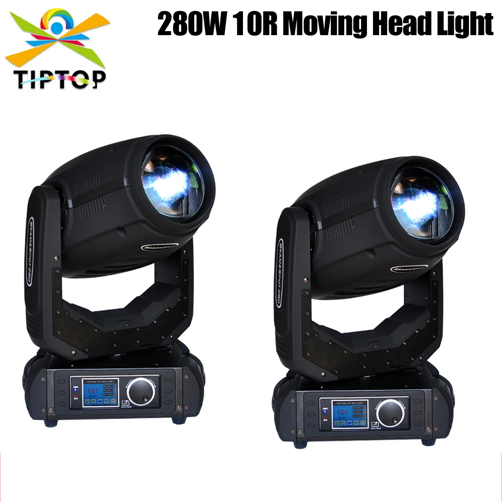 

Moving Head Light 280W LED Stage Light Static Rotation Gobo Rainbow DJ Lights Disco 16/24 Channels LED Strobe Lights DMX512 Cont