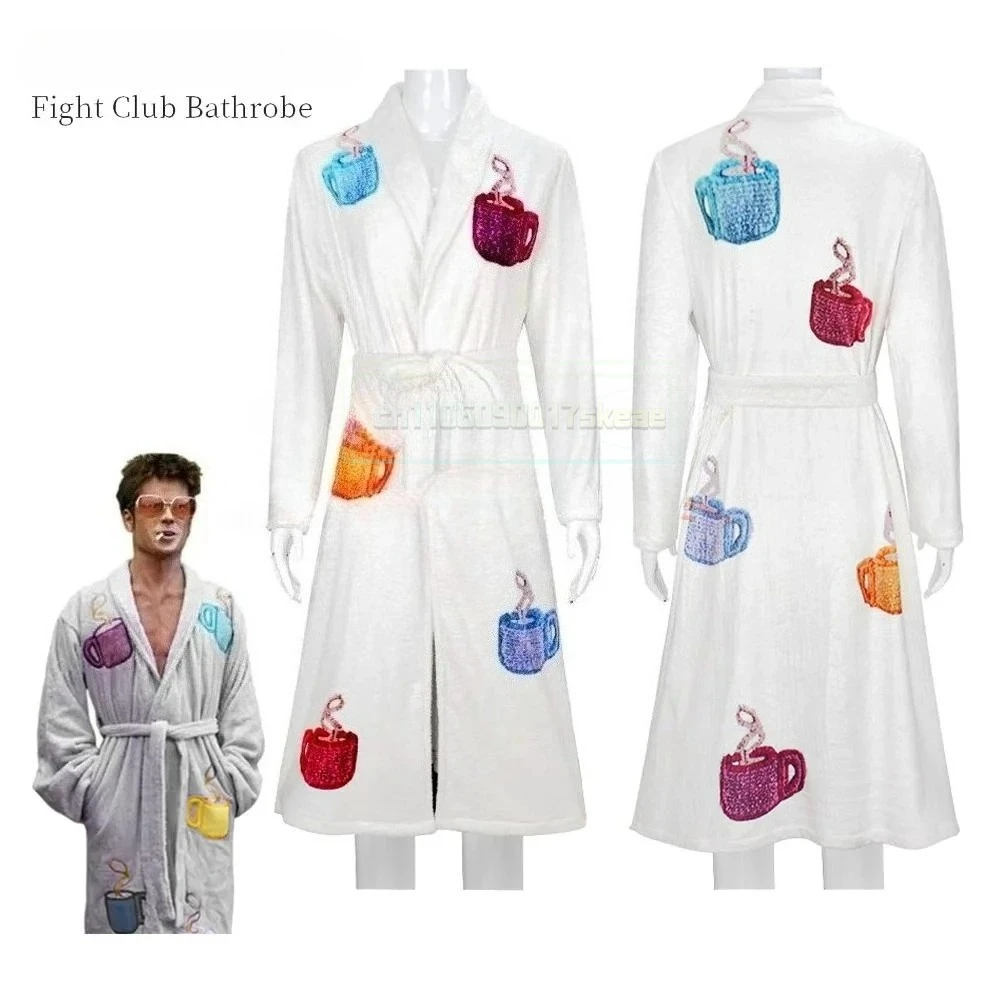 

The Fight Cos Club Cosplay Fantasia Costume Bathrobe Belt Disguise For Men Male Adult Halloween Carnival Party Suit