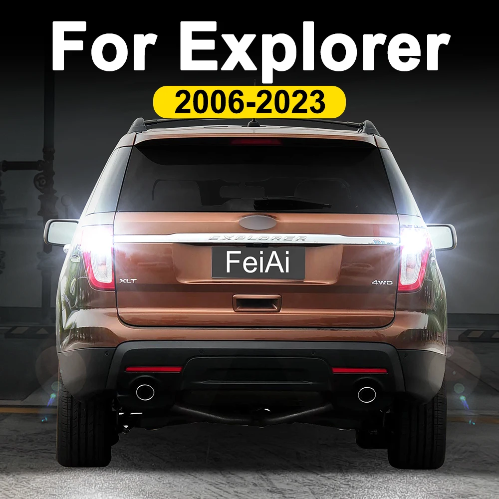 Para Ford Explorer bombilla de luces LED de marcha atrás lámpara de respaldo Explorer 2006 2007 2008 2009 2010 2013 2014 2015 2016-2023