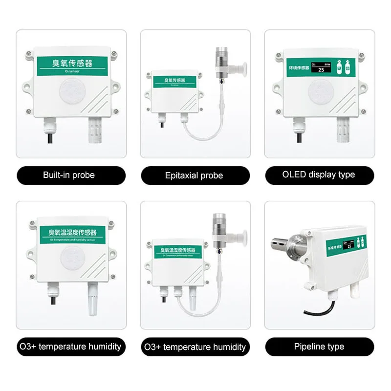 Czujnik ozonu online O3 nadajnik detekcja stężenia gazu podstacja detektor szkodliwego gazu RS485
