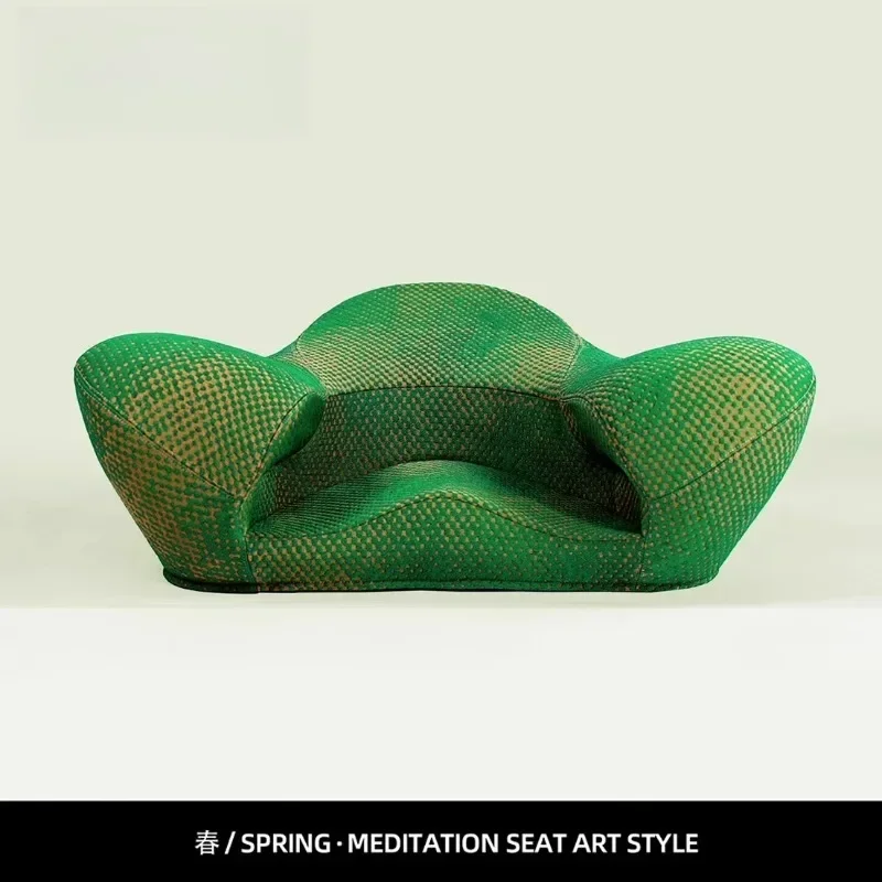 

Meditation Chair Gao Fenglin Wabi Sabi Futon Chair Red Dot Award Pad Italian Brand Cross-legged Sofa Chair