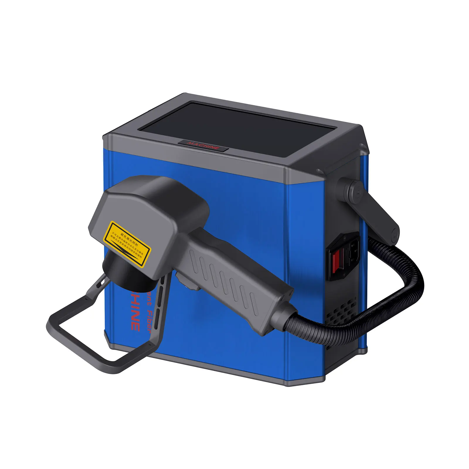 20/30W/50W/ portable handheld fiber laser marking machine metal engraving machine batch date code,QRcode,barcode,logo printing