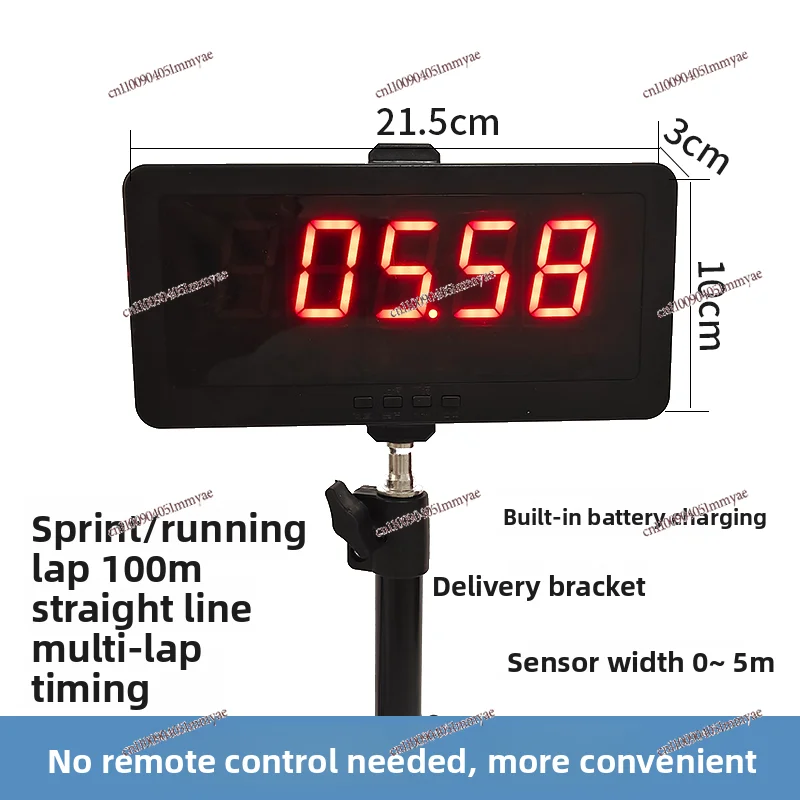 Laser induction timer electronic wheel slip pile timing tool