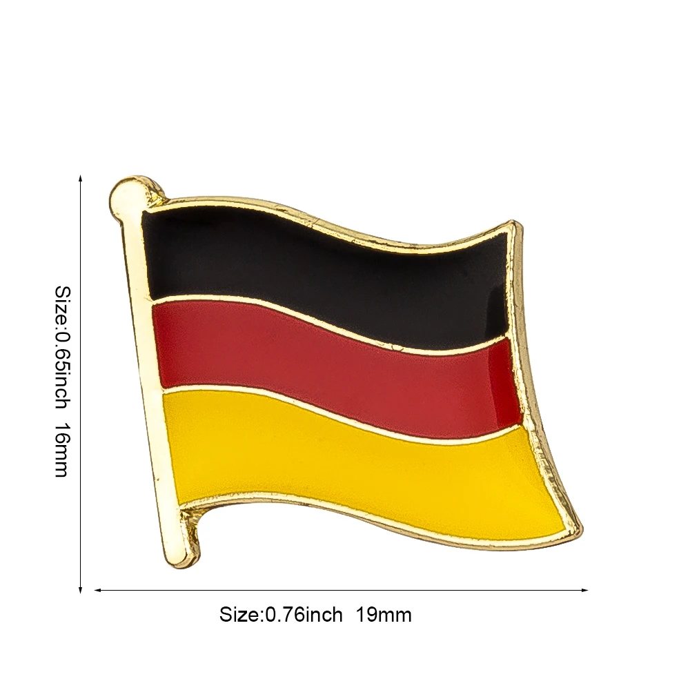 Deutschland Flagge Abzeichen Brosche Natinal Anstecknadeln Flagge Anstecknadeln Land Flagge Abzeichen