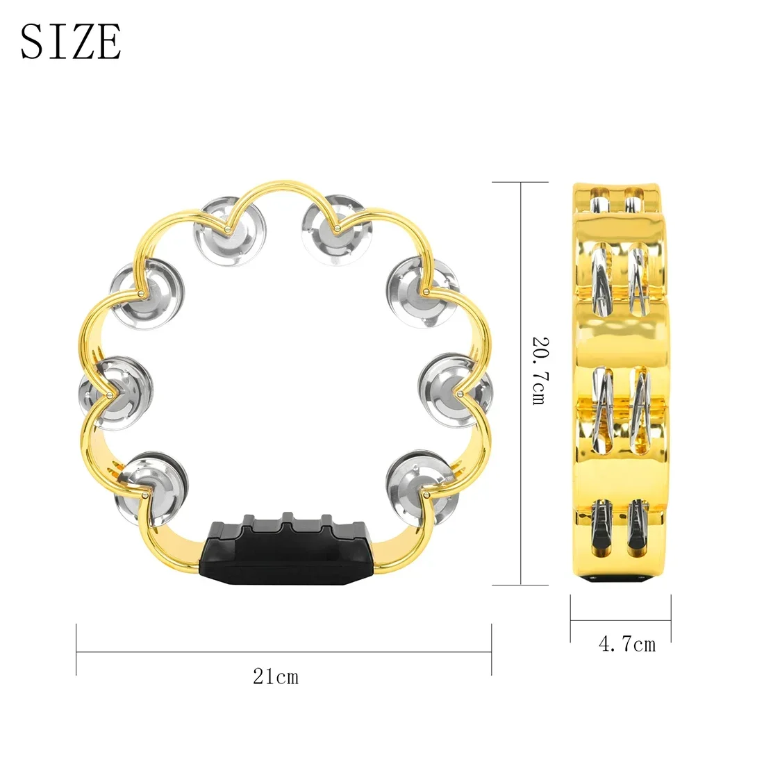 أجراس يد مزدوجة للأطفال ، الدف الفضي البرقوق ، آلات القرع ، KTV ، جرس يد الحفلة ، لعبة الموسيقى التنويرية #4