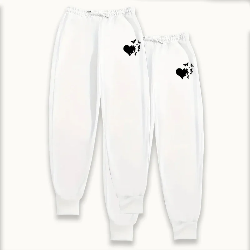 ชุดเซ็ต 2 ชิ้น กางเกงจ็อกเกอร์ผู้หญิง ปี 2025 แพ็ค 2 ตัว กางเกงสเวตแพนท์สีพื้นลำลอง กางเกงเลานจ์ใส่สบายสำหรับฤดูใบไม้ร่วงและฤดูหนาว กางเกงออกกำลังกายกลางแจ้งทรงสปอร์ต