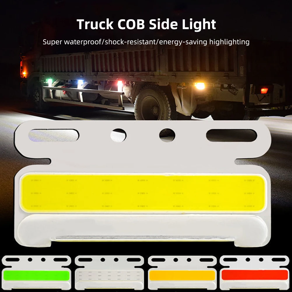 24V Ultrathin LED Running Water Side Lights Cargo Truck Width Lights Red Yellow Blue Green White Driving Lights Turn Signals