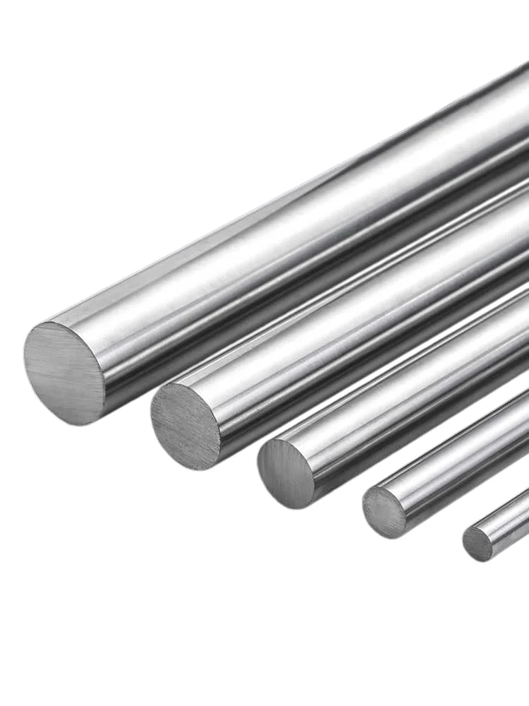 Chrome plated steel optical axis round rod high hardness 55-62 degrees linear guide machining solid round steel shaft