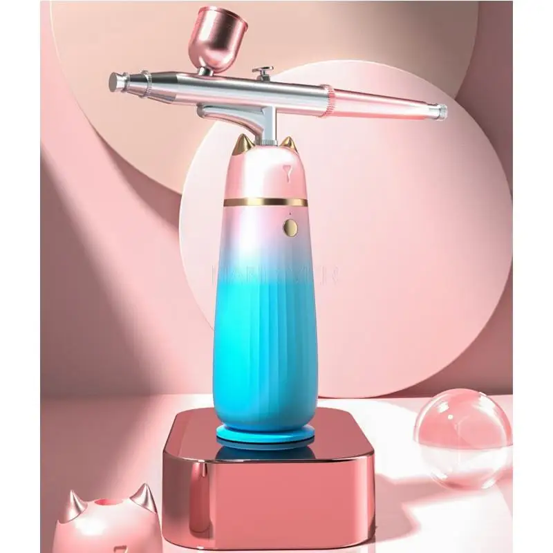 Water Oxygen Injection Airbrush Compressor For Airbrush Skin Care Facial Machine Jet Peel Facial Spray Beauty Apparatus