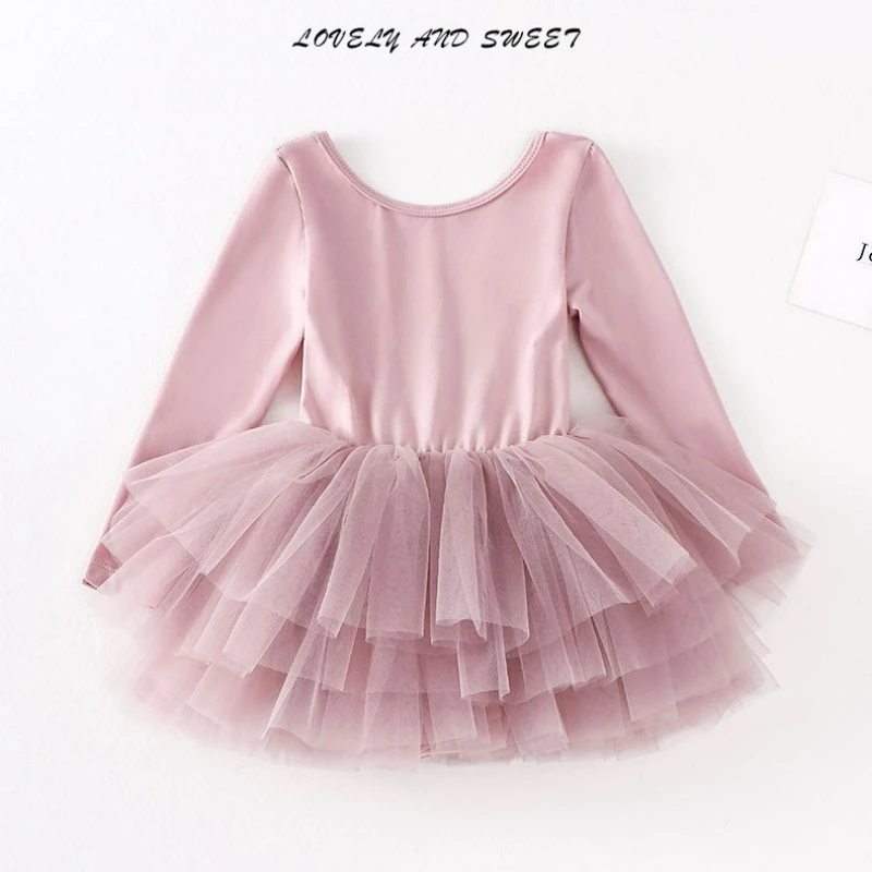 1-8 Jahre Neues Mädchen Ballett-TuTu-Kleid Modisches Professionelles Kinder-Tanzkleid Aufführungskostüm Prinzessinnen-Hochzeitskleid L564 – Detail 8
