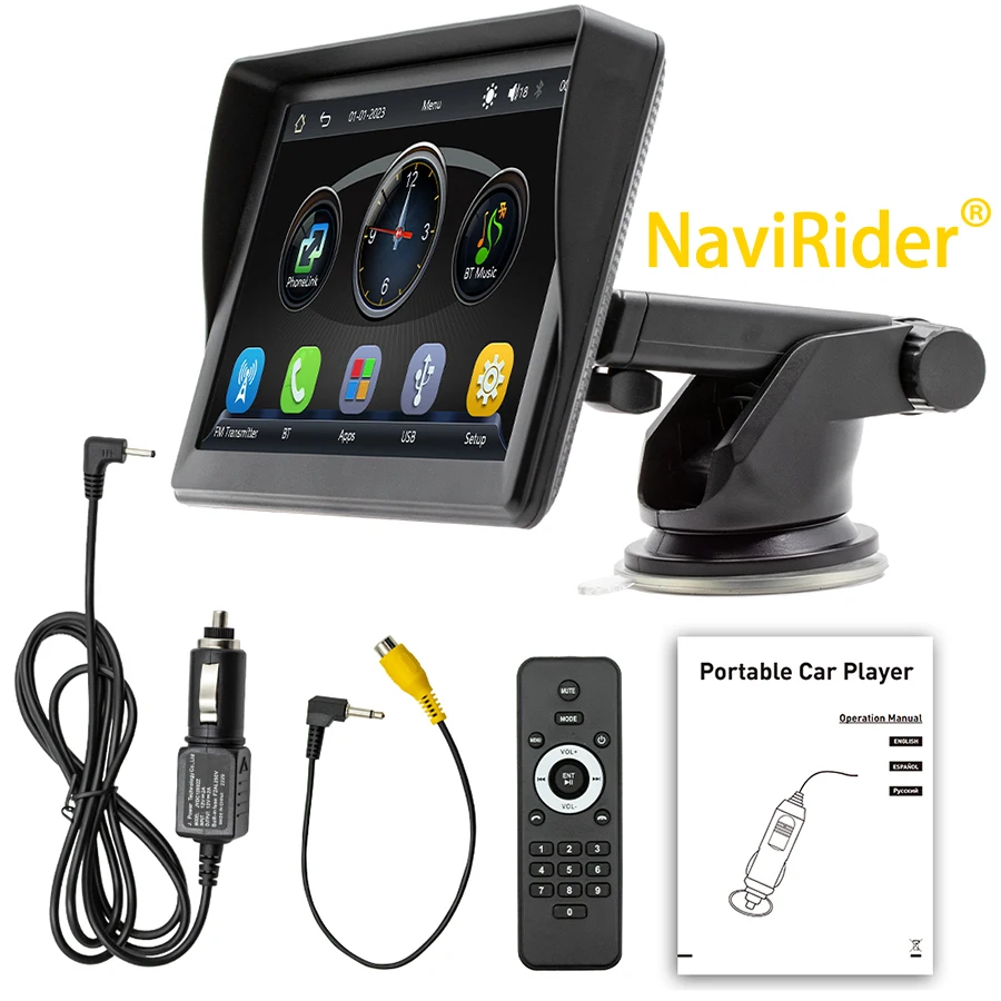 7inch Auto CarPlay Car Radio WiFi GPS FM HD Bluetooth Multimedia Touch Screen Universal Video Player Stereo Mp5 Stereo