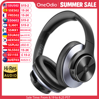 Oneodio A10 Bluetooth 5.4 Headphones Hybrid Active Noise Cancelling With Hi-Res Audio Over Ear Wireless Headset ANC With 5-Mic