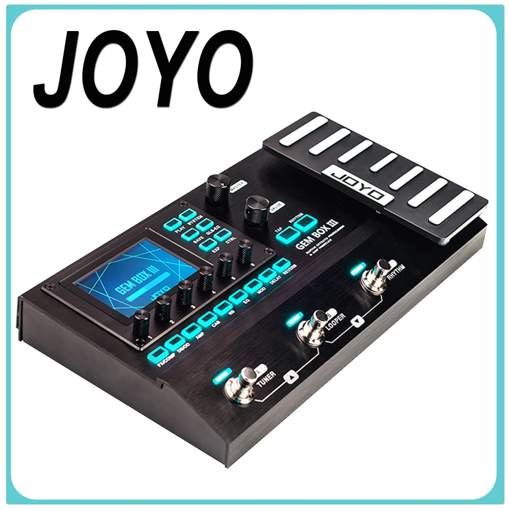 

JOYO GEM BOX III Guitar Multieffect Processor with Expression Pedal 157 Effects IR Cab Simulation Guitar Bass Amplifier Modeling