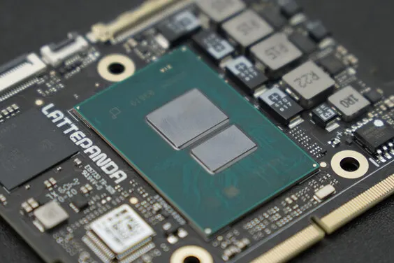 Lattepanda Mu - Een Micro X86 Compute-module (CPU, 8 GB RAM, 64 GB Emmc)