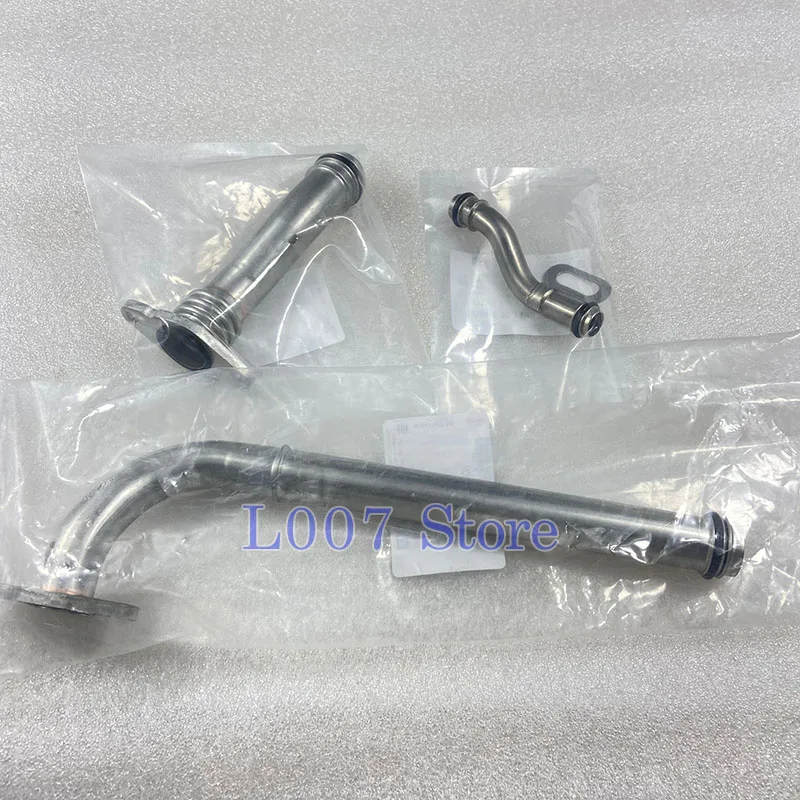 3PCS Original Oil Cooler Connected Hard Pipe For Chevrolet Cruze Epica Sonic Opel ASTRA INSIGNIA NO: 55353329 55353327 55353330