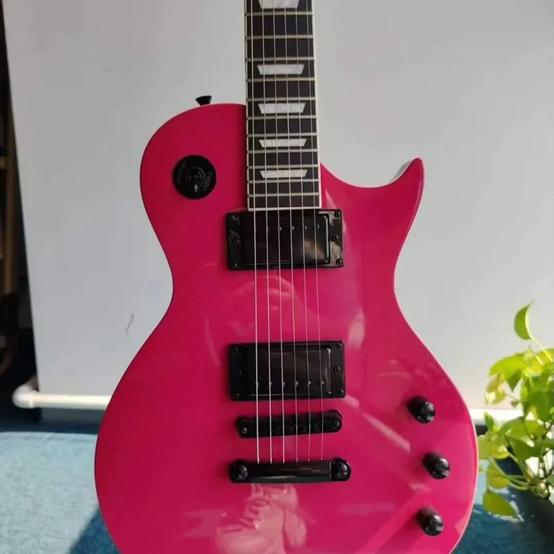 6-String Basswood Electric Guitar Birch Neck Ebony Fingerboard Tremolo Bridge Poplar Body Guitar