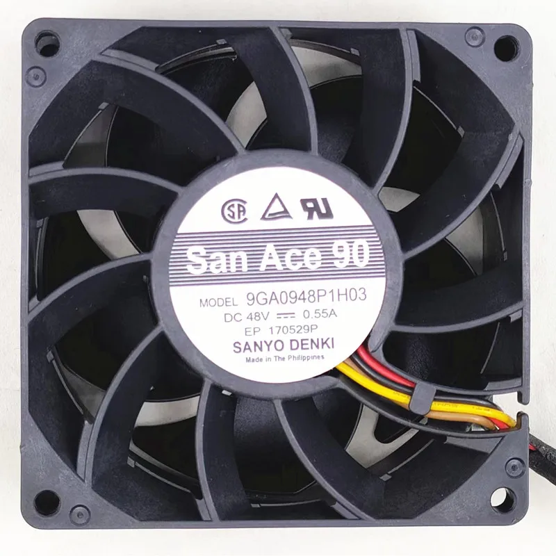 Original for Sanyo 9GA0948P1H03 9038 9CM 48V 0.55A four-wire PWM cooling fan