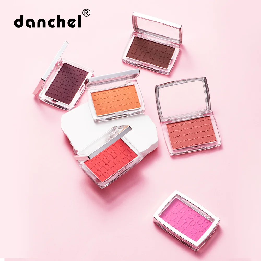Single Color Blush Silky Texture High Color Rendering No Powder Feeling Low Saturation Long-lasting Natural Matte Blush Cream