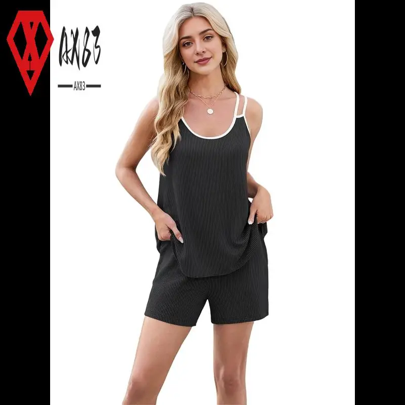 

AX83-Women 2 Pieces Summer Clothes Set Outfit