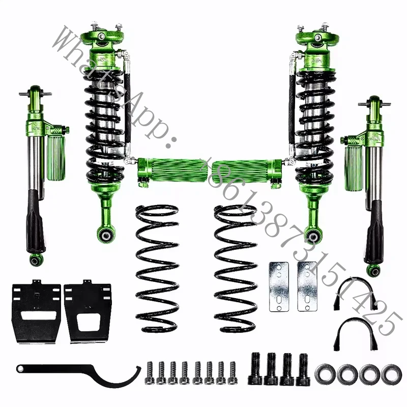 Suitable 300 Single-loop Bidirectional Nitrogen Shock Absorber 2-3.5 Lift Kit Body Control Fits Roads Protects Parts C