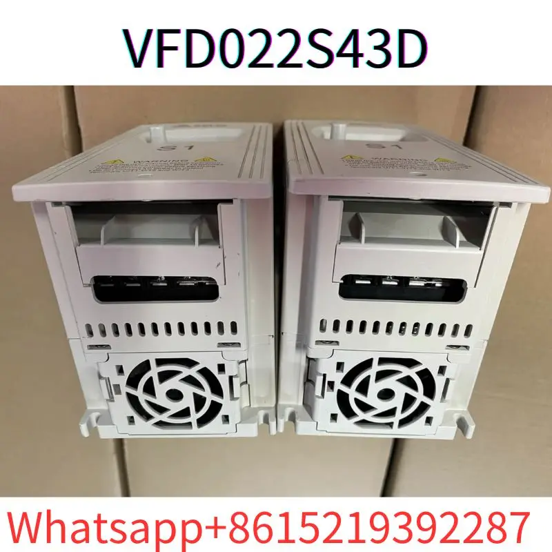 second-hand Inverter VFD022S43D 2.2KW 380V tested ok