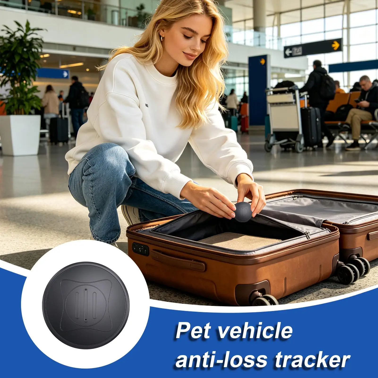 Gps Tracker For Vehicles Anti-Theft Real Time Wireless Rechargeable Car Gps Tracker For Pet Activity For Auto Dog Cat Kids