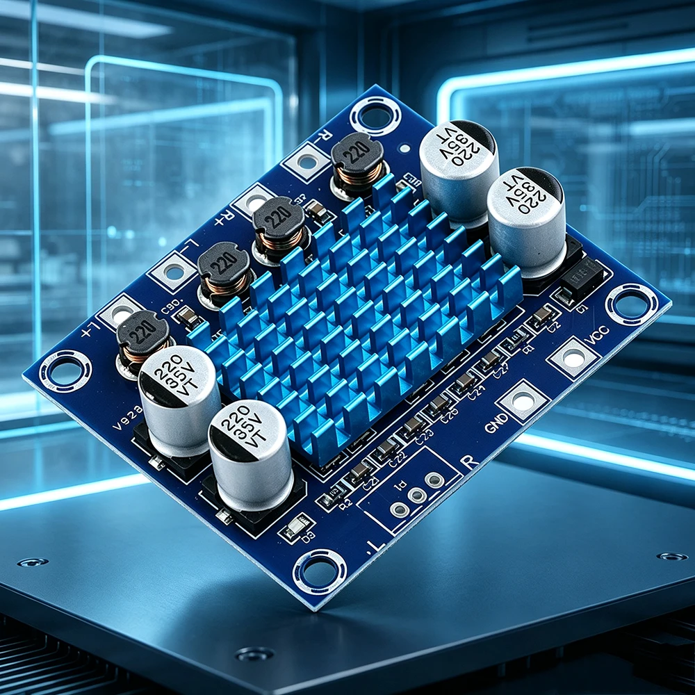 XH-A232 High-Definition Digital Audio Amplifier Board MP3 Amplifier Modules 12V 24V Public Address Board Dual-Channel 30W