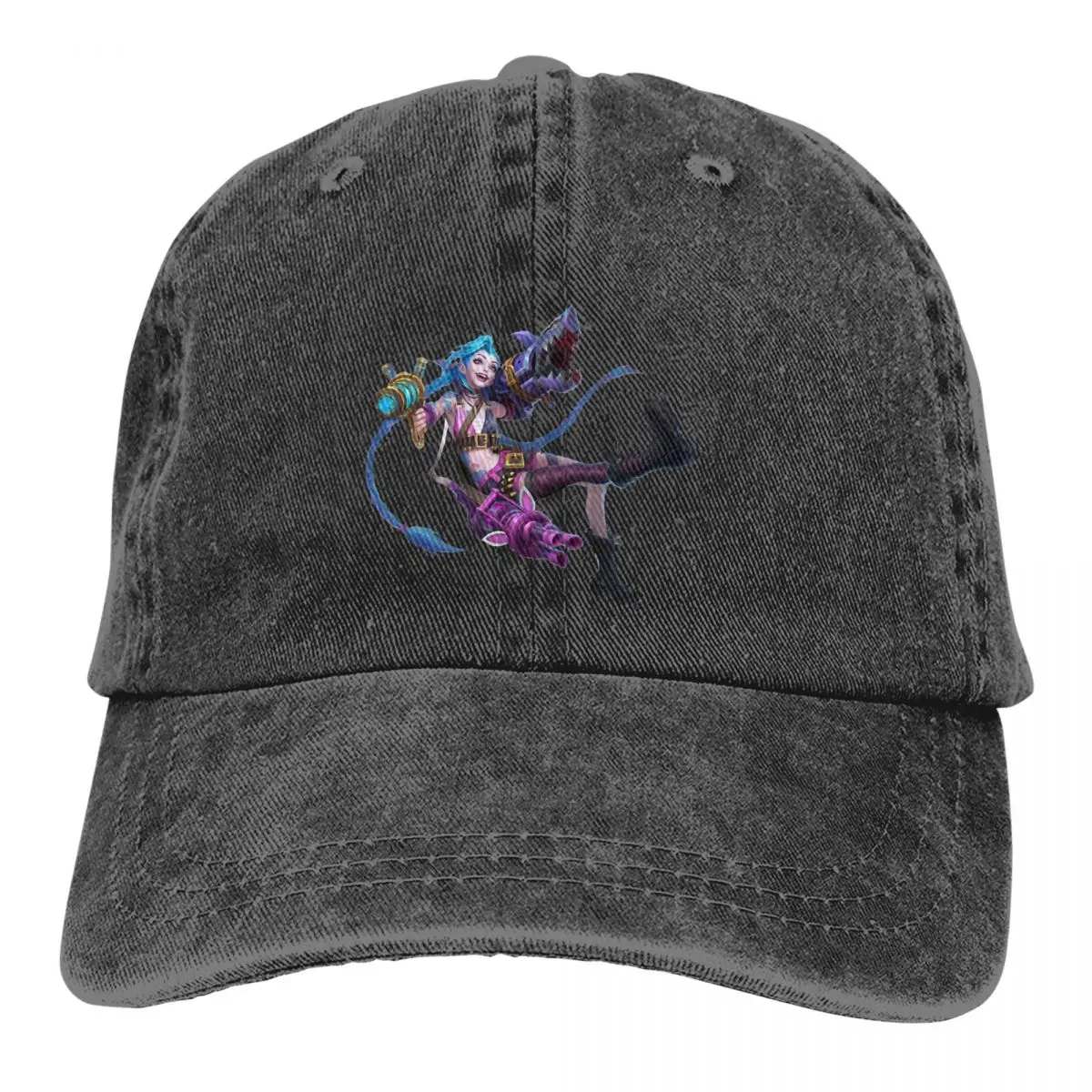 Jinx Baseball Cap Men Hats Women Visor Protection Snapback Arcane League of Legends Caps