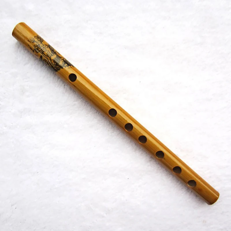 1PC Traditional 6 Hole Bamboo Flute Clarinet Student Musical Instrument Wood Color Student Musical Instrument Supply Accessories