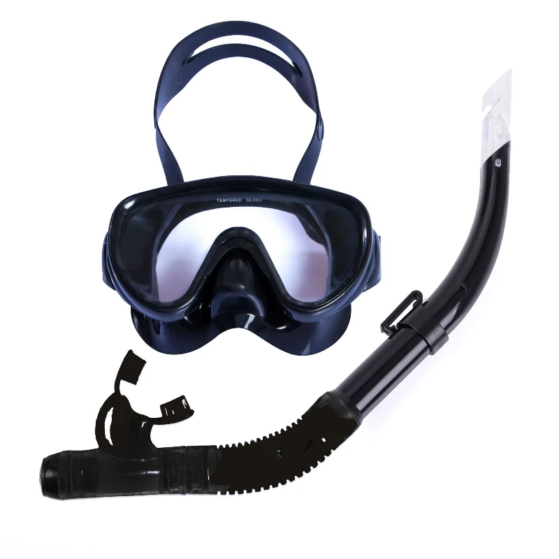 

diving goggles + semi-dry snorkel, diving surface equipment set