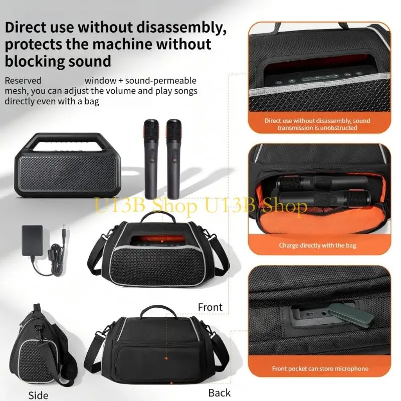 u13b-speaker-carry-case-with-lining-elastic-straps-and-front-mesh