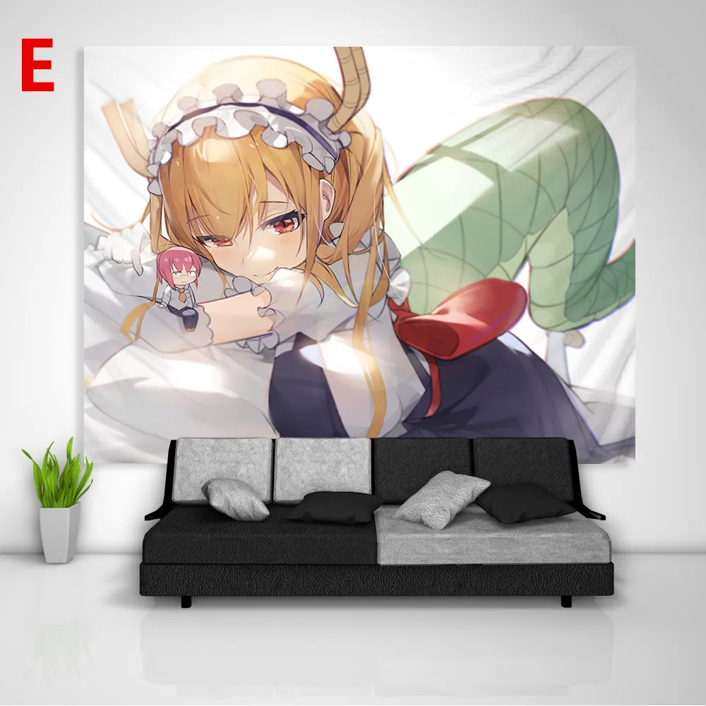 Anime Wall Pictures Living Kids Room Decor Canvas Painting Poster Wall Art Print Miss Kobayashi's Dragon Maid Tohru Kanna Kamui