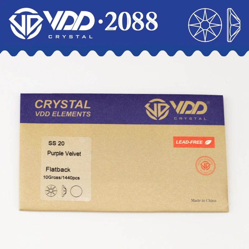 VDD 067 Aurum SS16-SS30 2088 kryształki wysokiej jakości 8 dużych 8 małych płaskich dekoracje artystyczne do paznokci DIY